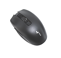 Миша комп'ютерна бездротова 4you M8 black (Тиха, BT 5.0 + 2.4 ГГц, 6 кн, 800-1600DPI, 12 міс гарантія)