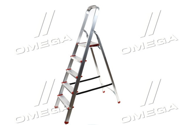 Драбина алюм. 5ступ. висота 159см, до платформи 100см ax-1304 UA51