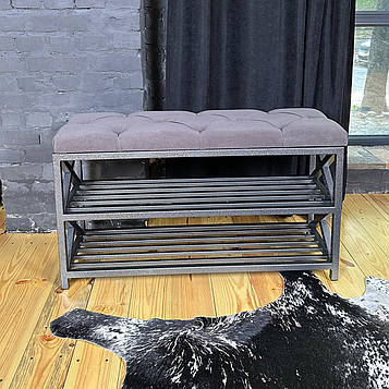 Банкетка для взуття Торонто-1 велюр