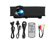Мультимедійний проектор для дому UKC UC68 з WIFI Чорний, фото 4