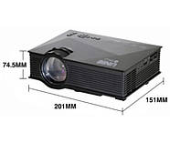 Мультимедійний проектор для дому UKC UC68 з WIFI Чорний, фото 3