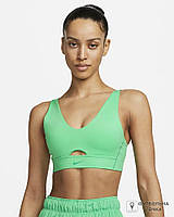 Топ Nike Indy Plunge Cutout DV9837-363 (DV9837-363). Женские спортивные топы. Спортивная женская одежда.