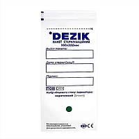 Крафт-пакети для повітряної стерилізації Dezik 75х150 мм (пам'ятні, білі), 1 шт.
