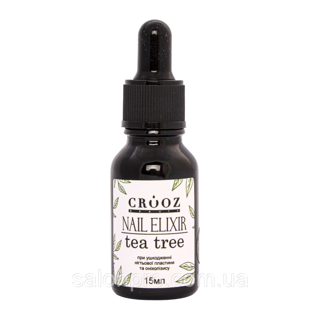 Crooz Nail Elixir Tea Tree — Засіб проти оніхолізису, 15 мл