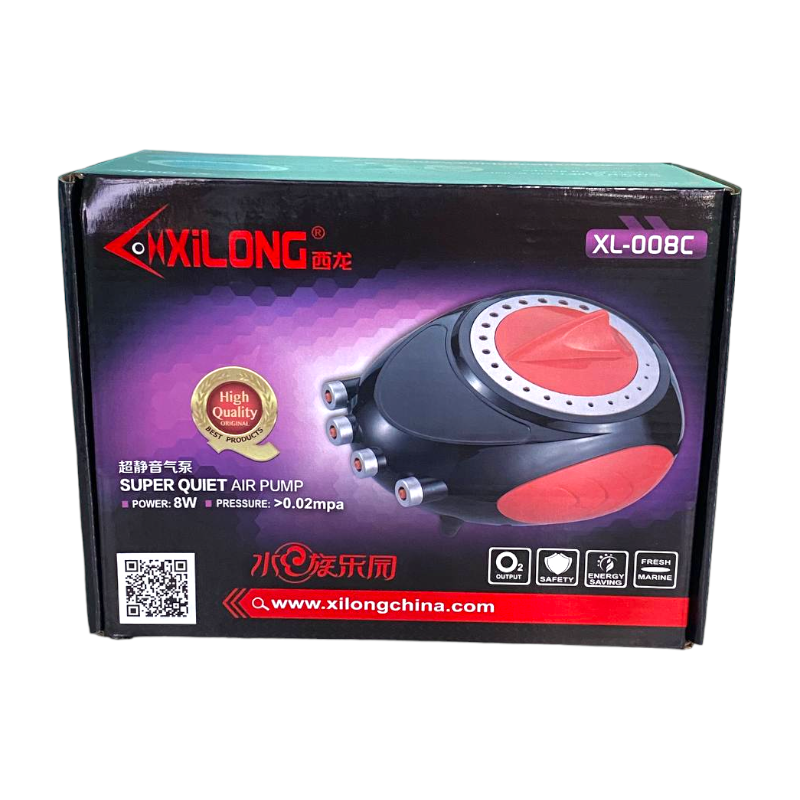 Чотириканальний компресор для акваріум Xilong XL-008C