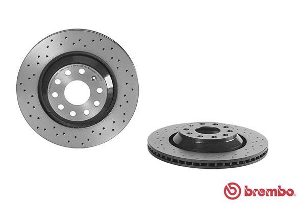 Диск гальмівний CITROEN JUMPY, FIAT SCUDO, PEUGEOT EXPERT 1.6 07 - передн. (вир-во BREMBO) 09.A235.20 UA51