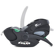 Автокрісло бебікокон автолюлька переноска EL CAMINO ME 1110 i-FIX Jet Black, фото 5