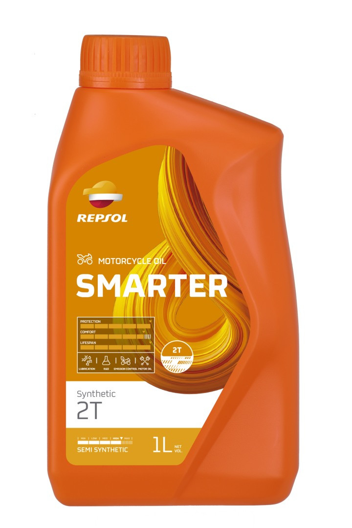Моторна олива Repsol 2T Smarter Synthetic 1L напівсинтетична (12) - замінює RP150W51