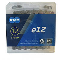 Цепь KMC e12 EPT 1/2 X 11/128 130 звеньев с замком в боксе