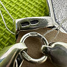 Срібний комплект із чорнінням кулон Архангел Михаїл та ланцюжок 30 г 925 проба, фото 8