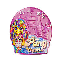 Креативное творчество "pony castle" bps-01-01u с мягкой игрушкой (розовый )