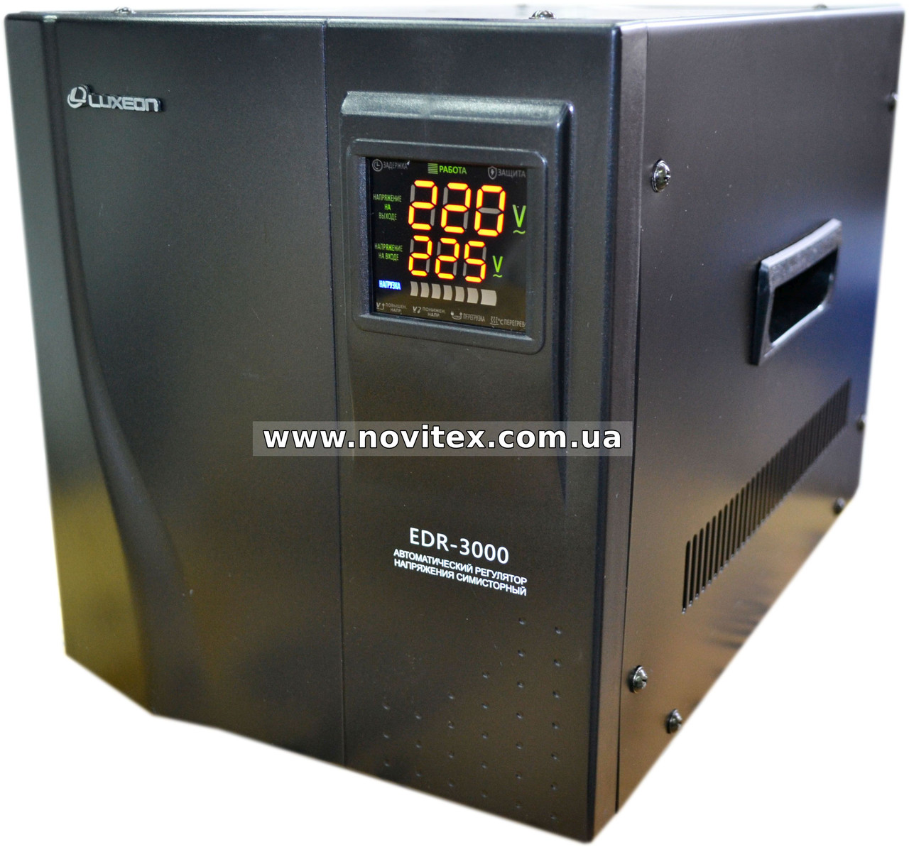 Стабілізатор Luxeon EDR-3000VA (2100 Вт) клемне під'єднання
