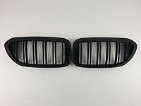 Ноздри на BMW 5 Series G30 / G31 / F90 2017-2020 год Черные Матовые ( Двойные M-Look )