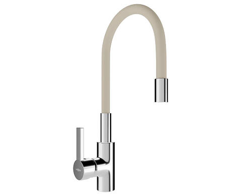 Змішувач для кухні MEXEN FLEX BEIGE CHROME, фото 1