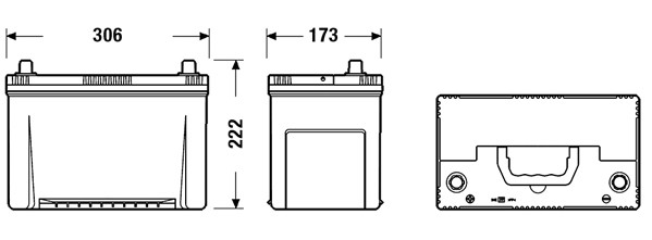 Акумулятор 95Ah-12v Exide PREMIUM (302х171х222), L, EN800 Азія EA955 UA51