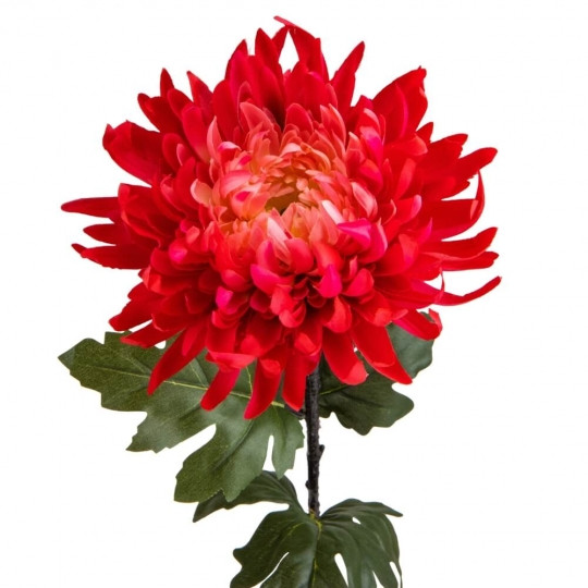 Декоративна штучна квітка Хризантема "Солодка вата" 81 см Рожевий Elysium (2000-076PH)