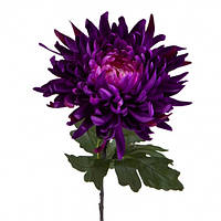 Декоративный искусственный цветок Хризантема "Лунная сирень" 81 см Фиолетовый Elysium (2000-077PL)