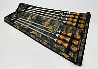 Набор шампуров в чехле "Кизляр", подарочный набор шампуров в чехле