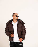 Зимова чоловіча куртка OGONPUSHKA Homie 3.0 коричнева