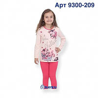 Детские пижамы для девочек Baykar Байкар турецкие хлопковая хб пижама для девочки домашний костюм Арт 9300-209 122-128 см
