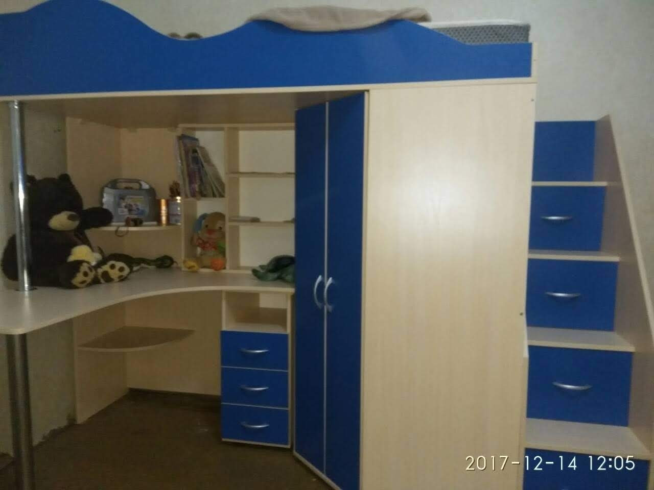Дитяче ліжко горище ДМ 37 а