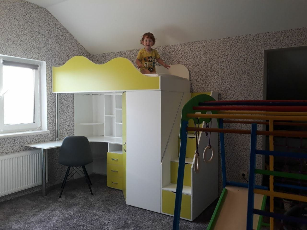 Дитяче ліжко горище ДМ 37 а