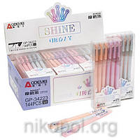 Ручка пиши-стирай GP-34223 "Блиск", синя