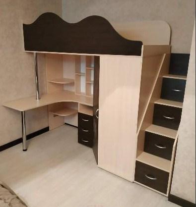 Дитяче ліжко горище ДМ 37 а, фото 1