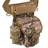 Сумка тактична на стегно та ногу SILVER KNIGHT TY-278 (28х25х11 см) 8 л, фото 6