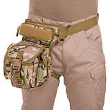 Сумка тактична на стегно та ногу SILVER KNIGHT TY-278 (28х25х11 см) 8 л, фото 10