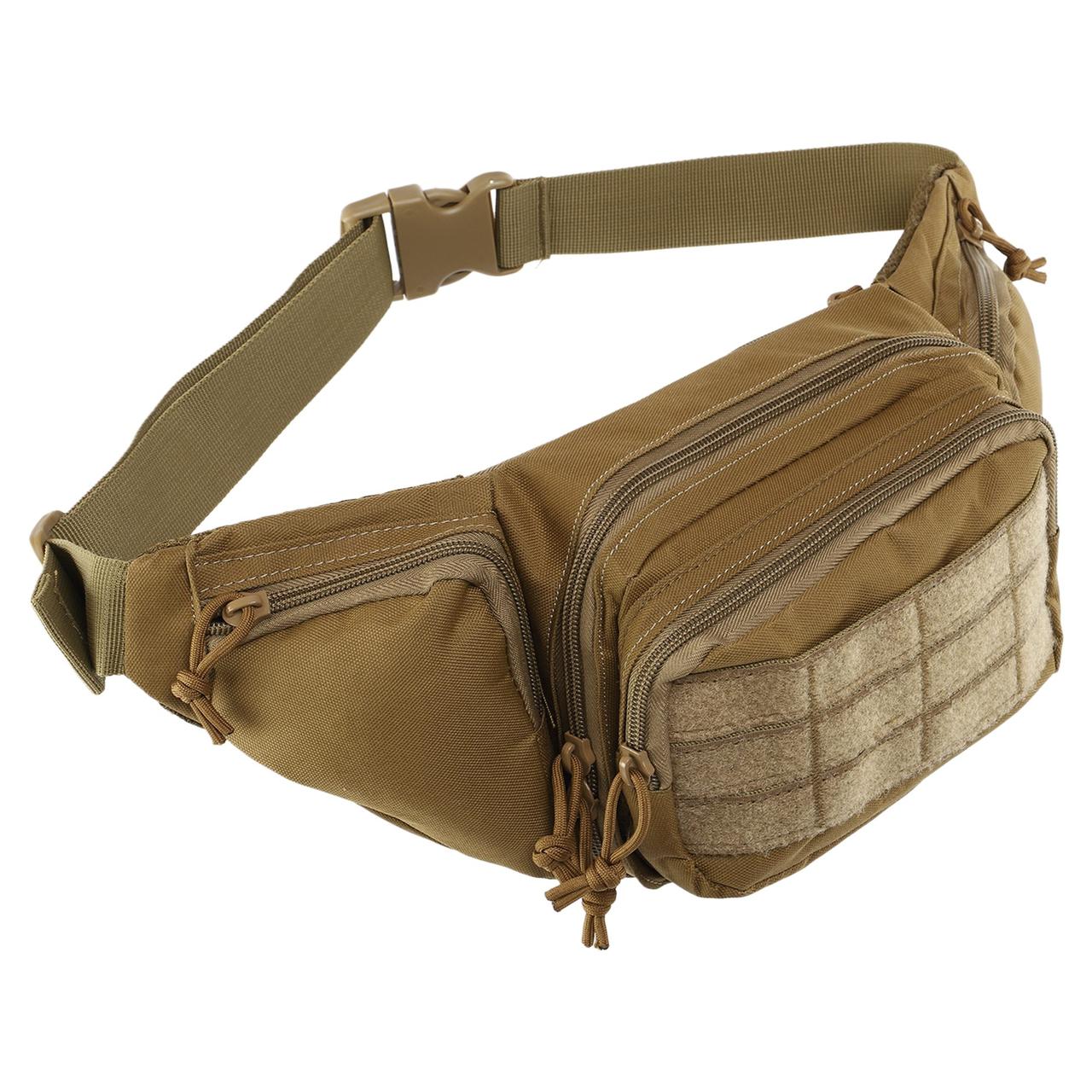 Сумка-бананка тактична на пояс Military Rangers ZK-9101 (40х13х7 см) 4 л, фото 1