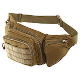 Сумка-бананка тактична на пояс Military Rangers ZK-9101 (40х13х7 см) 4 л, фото 4