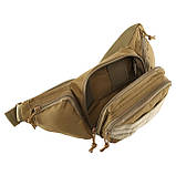 Сумка-бананка тактична на пояс Military Rangers ZK-9101 (40х13х7 см) 4 л, фото 6