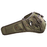 Сумка-бананка тактична на пояс SILVER KNIGHT TY-175 (40х20х3 см) 2 л, фото 6