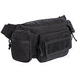 Сумка-бананка тактическая на пояс SILVER KNIGHT TY-9034 (35х13х9 см) 4 л, фото 2