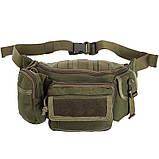 Сумка-бананка тактическая на пояс SILVER KNIGHT TY-9034 (35х13х9 см) 4 л, фото 6