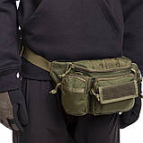 Сумка-бананка тактическая на пояс SILVER KNIGHT TY-9034 (35х13х9 см) 4 л, фото 9