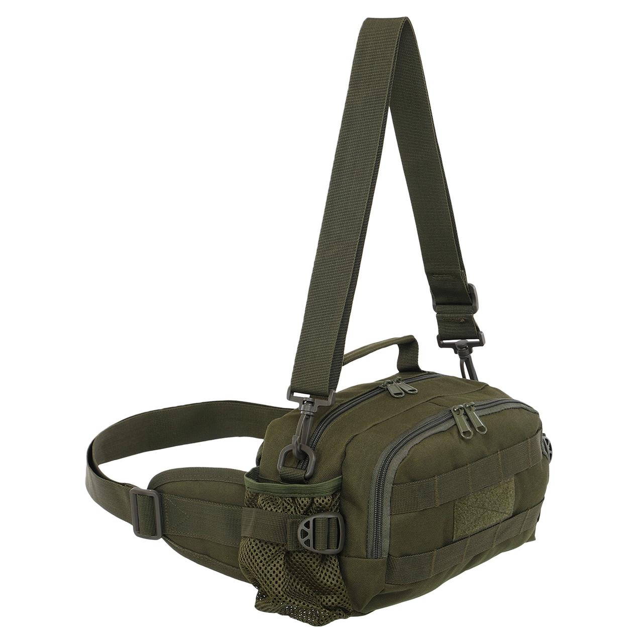 Сумка-бананка тактическая на пояс SILVER KNIGHT TY-9100 (24х18х9 см) 4 л, фото 1