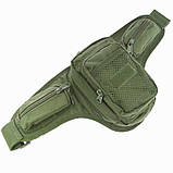 Сумка-бананка тактическая на пояс SILVER KNIGHT TY-9400 (43х19х7 см), фото 3