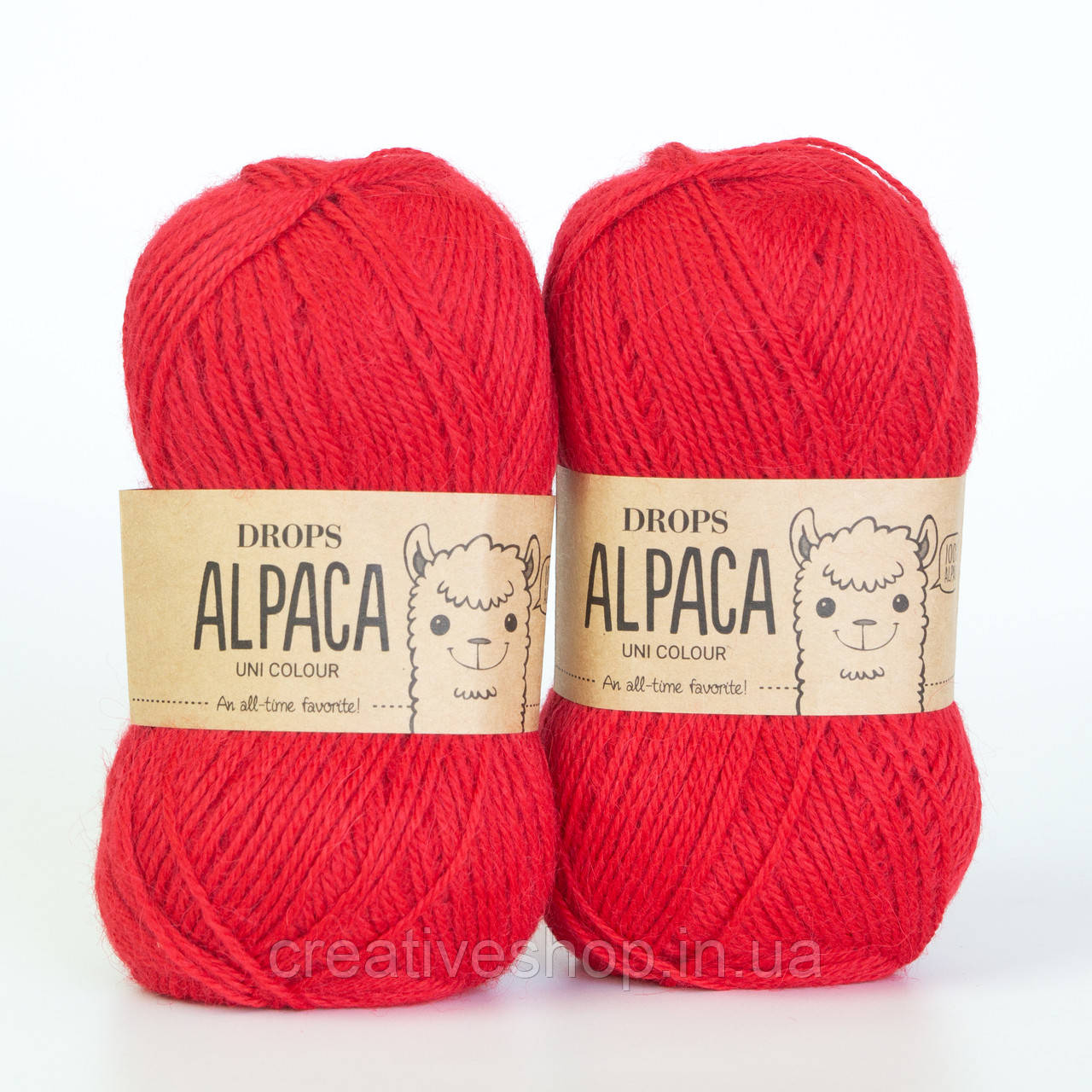 Пряжа Drops Alpaca Uni (колір 3620 red)