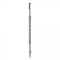 Лопатка манікюрна пушер прямий + піка Zauber-manicure 05-957