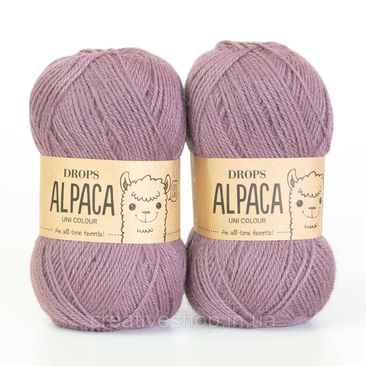Пряжа Drops Alpaca Uni (колір 3800 mauve)