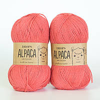 Пряжа Drops Alpaca Uni (цвет 9022 coral)