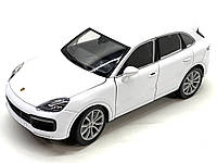 Машина Welly Nex Porsche Cayenne 1:24 инерционная открываются двери Вид 1 Белая (24092W)