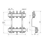 Колектор для системи опалення SANDI FORTE 5 контурів 1"/3/4" SF002W5, фото 2