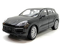 Машина Welly Nex Porsche Cayenne 1:24 інерційна відкриваються двері Вид 2 Чорна (24092W)