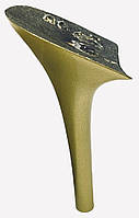 Каблук женский пластиковый 8001 Золотый р.1-3 Высота 8,9-9,2-9,7 см