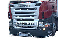 Защита переднего бампера Scania v2 - с диодами 4