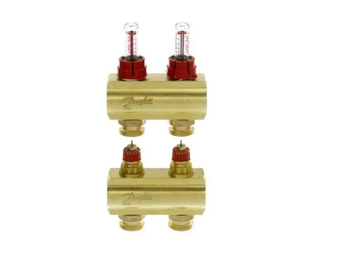 Колектор Danfoss FHF 2+2 з ротаметрами 088U0522