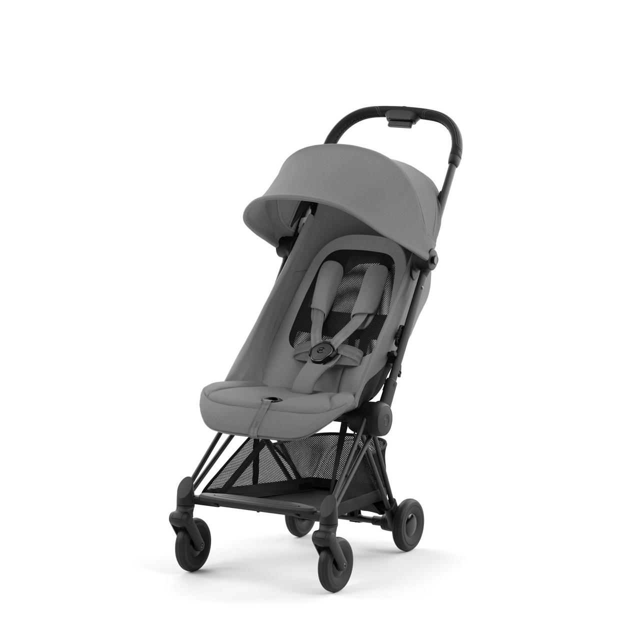 Прогулянкова коляска Cybex Coya - Matt Black (рама), Mirage Grey, фото 1